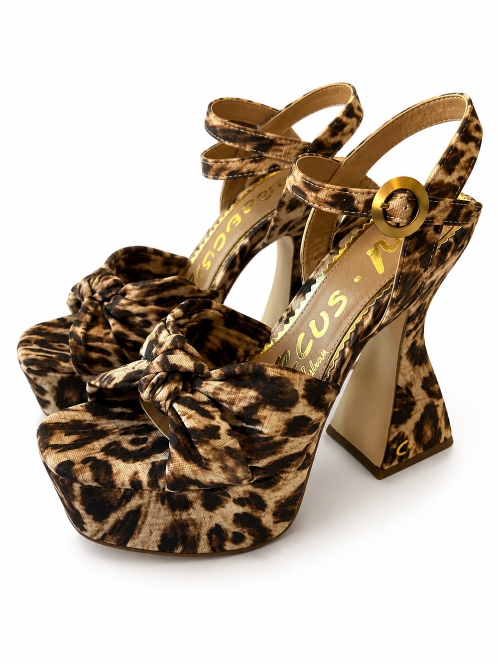 Circus NY Sam Edelman Audrea Leopard Platform Heels Size 8.5 NWOB